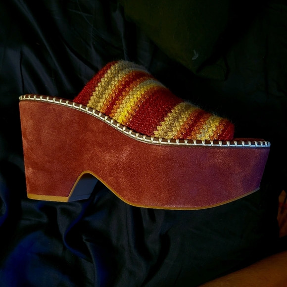 NWOT Joie Pendant Platform Mule Size 10 - Picture 3 of 3